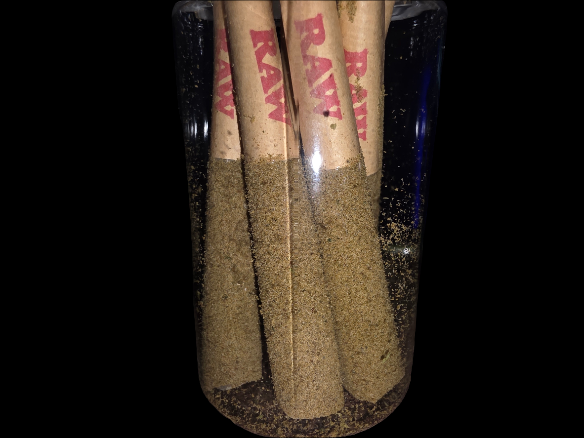 Live rosin infused and dusted in dry sift, dog walkers 7 count per pack.